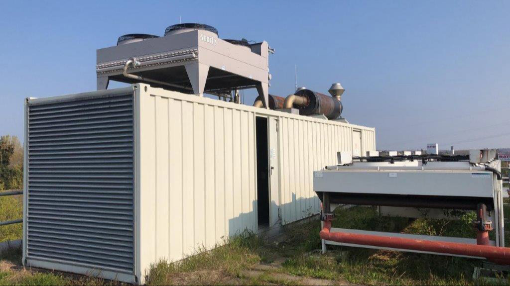 Gebraucht Containeraggregat 1300 kVA MTU Dieselmotor